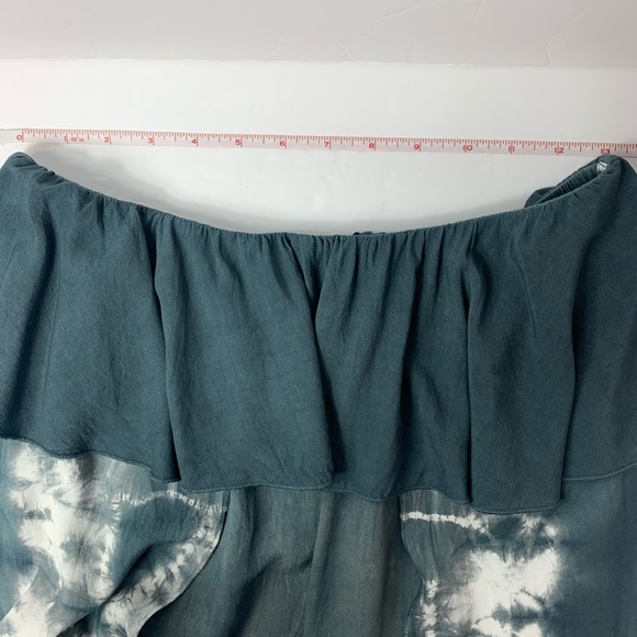 Aakaa Dress Strapless Tie Dye Flowing Charcoal - Picture 12 of 15